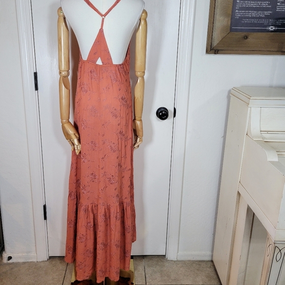 REVOLVE Flynn Skye Boho Embroidered Floral Maxi Sundress Size XS - Picture 8 of 12